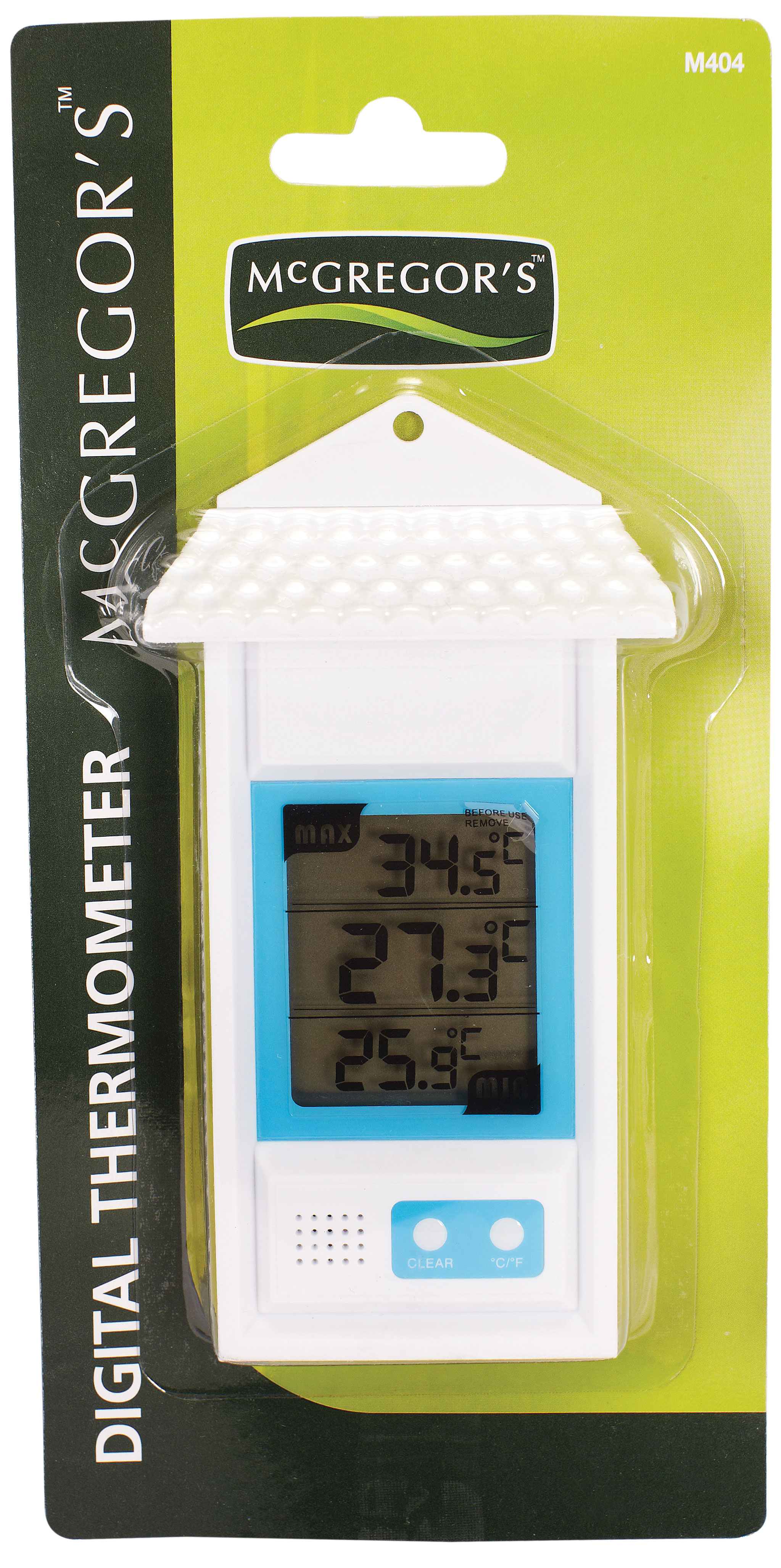 Min-Max Thermometer, Digital, Mercury Free